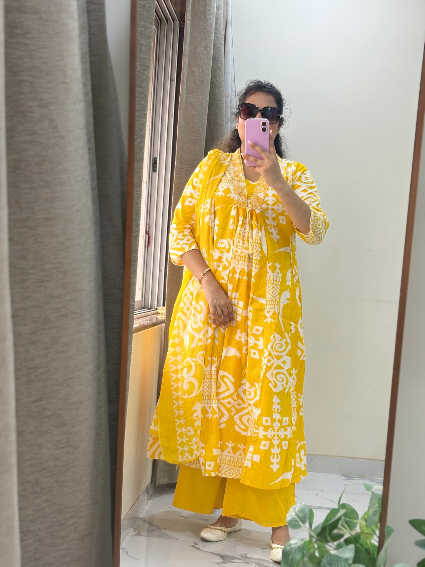 Pure cotton Mustered Suit