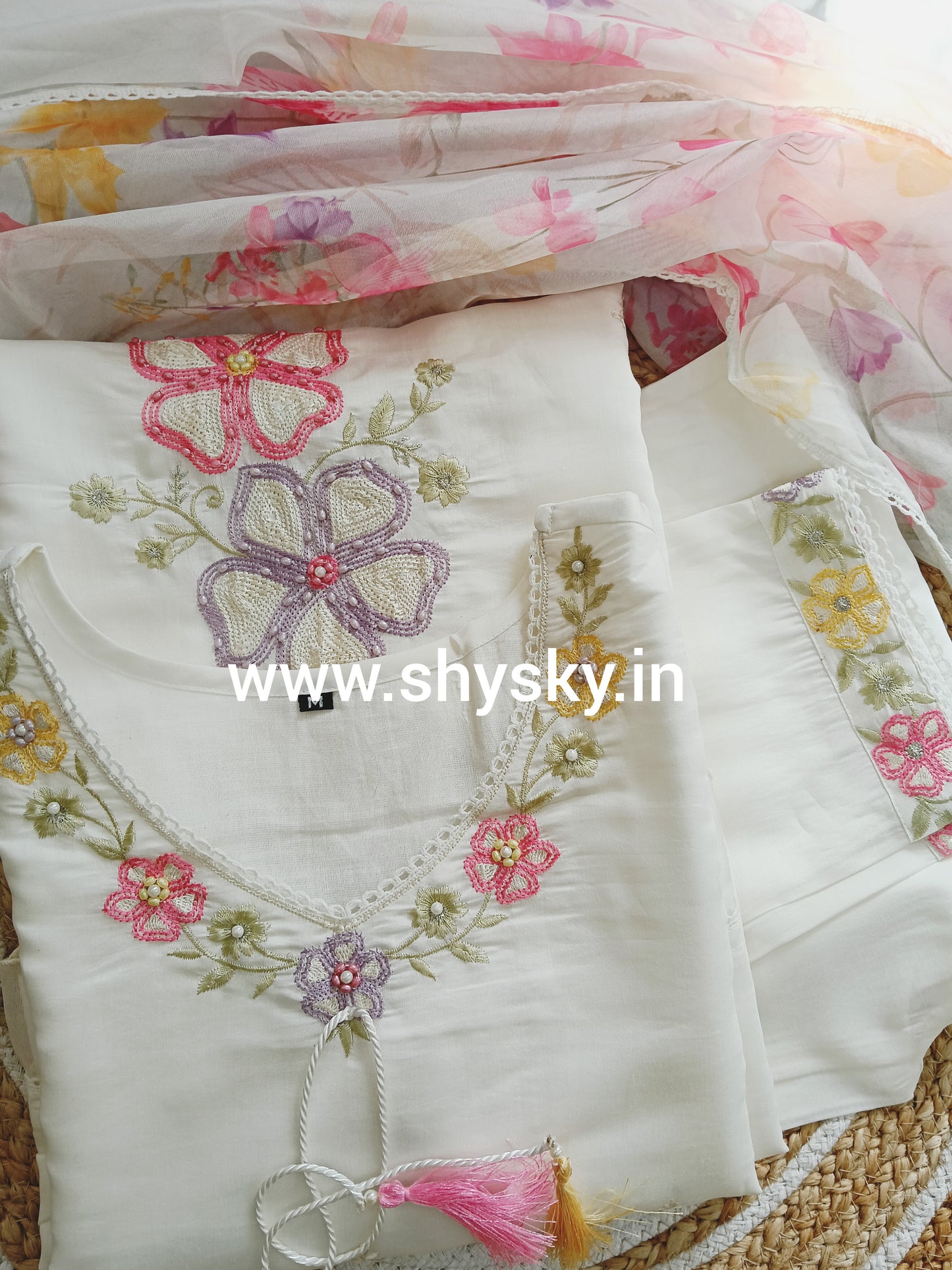 Beautiful Roman silk suit