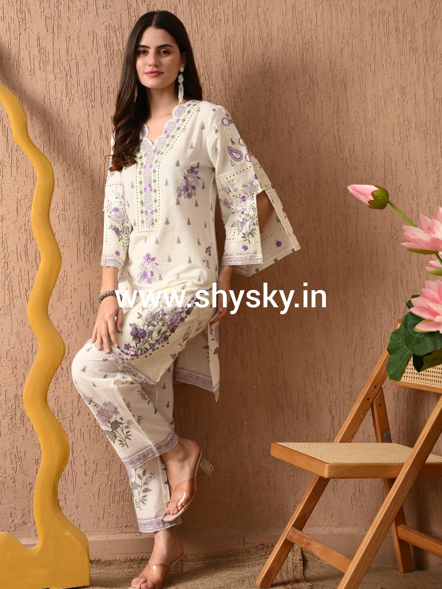 Floral Pakistani cordset