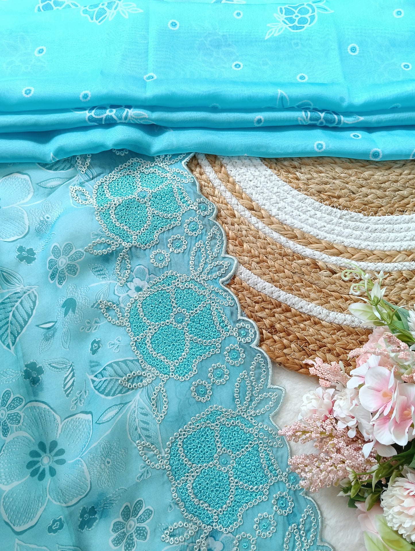 Beautiful organza suit set