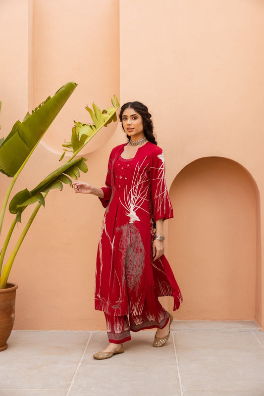 Primium Garman Rayon Red Cordset