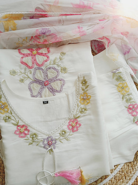 Beautiful Roman silk suit