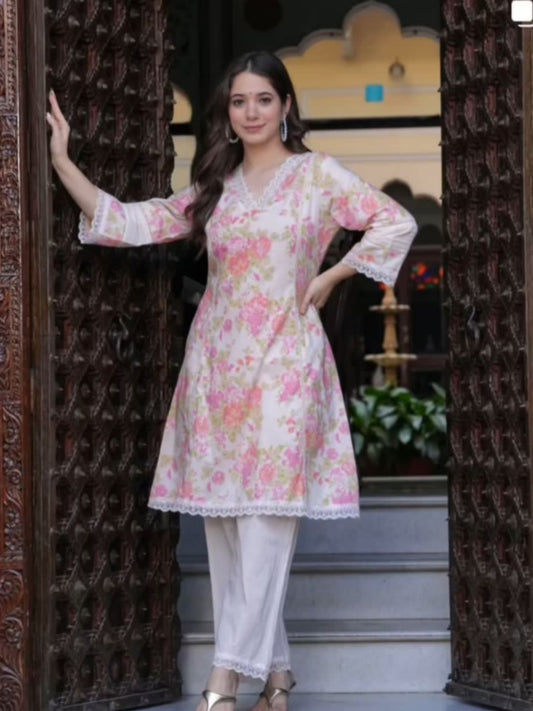 Cotton silk cordsets