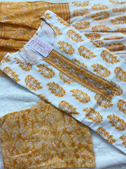 Pure cotton Hand work suit