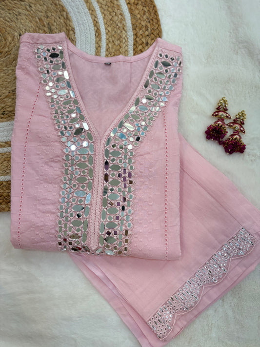 Real Mirror cotton cord set