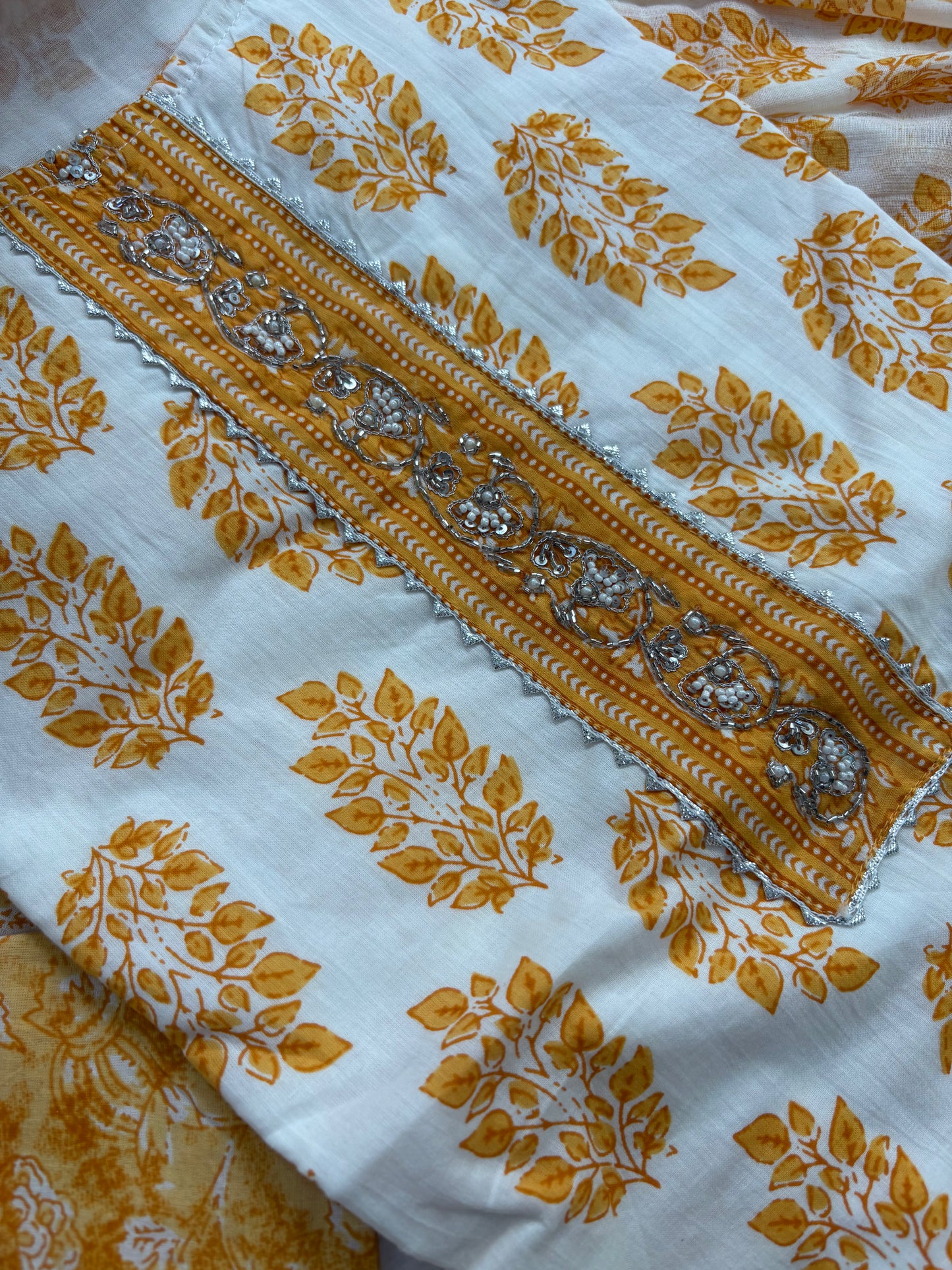 Pure cotton Hand work suit