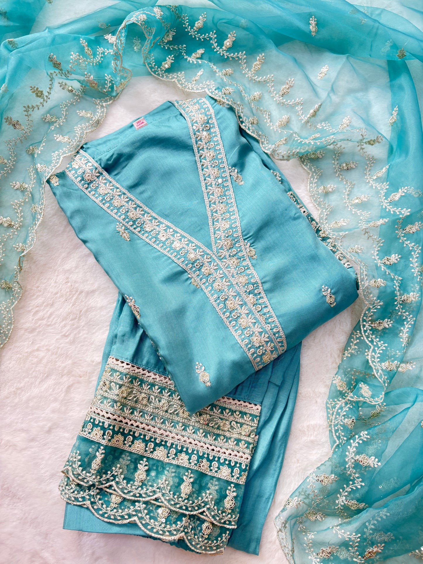 Beautiful blue designer suit