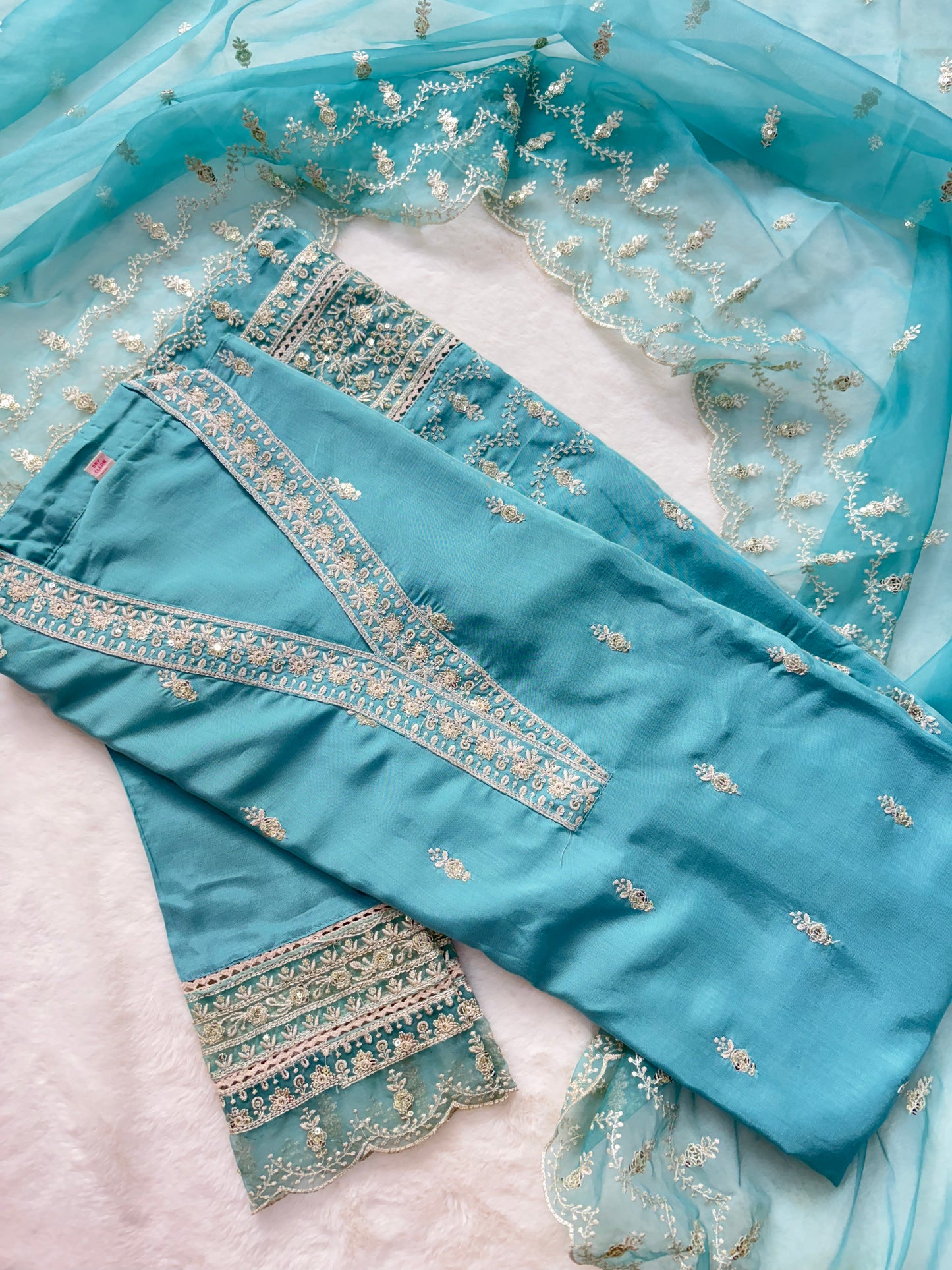 Beautiful blue designer suit