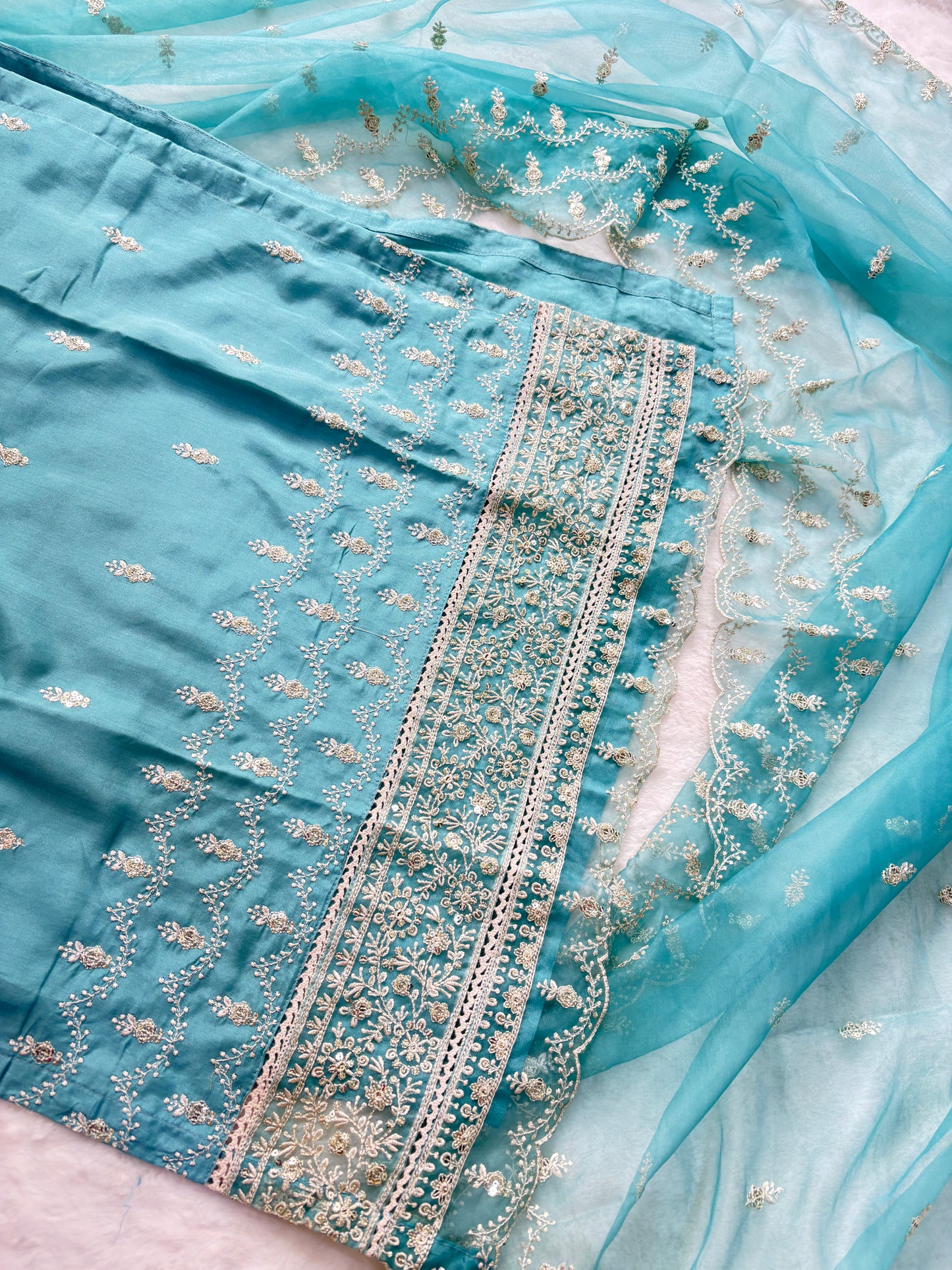 Beautiful blue designer suit