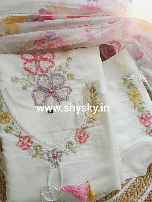 Beautiful Roman silk suit