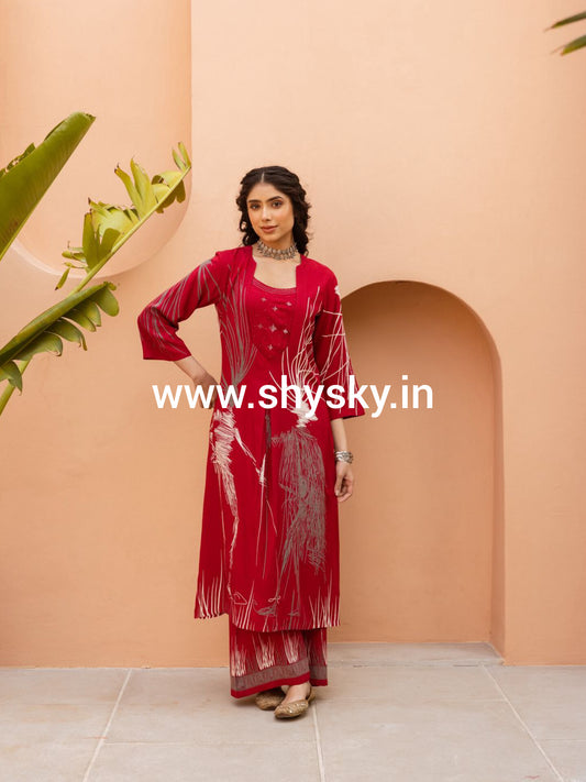 Primium Garman Rayon Red Cordset