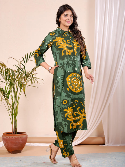 Green cordset