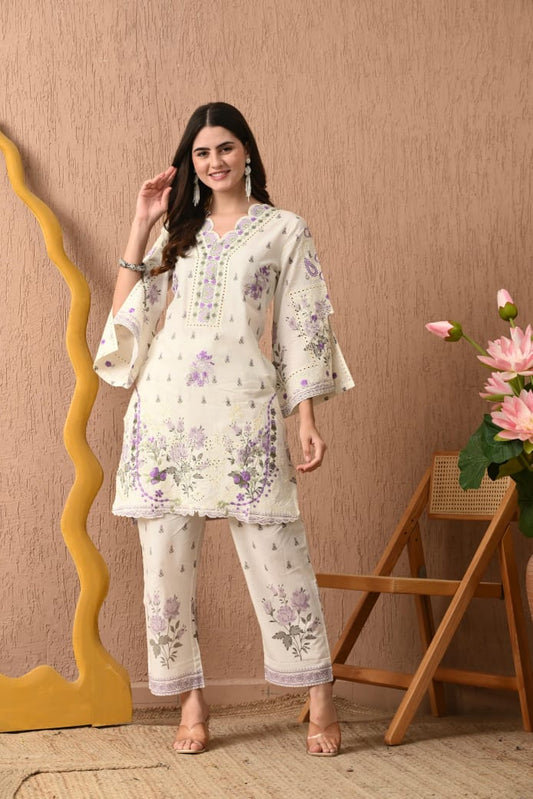 Floral Pakistani cordset