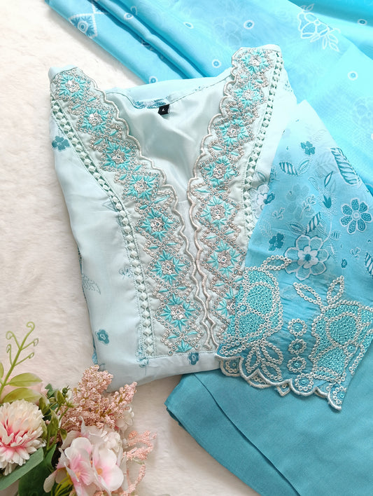 Beautiful organza suit set