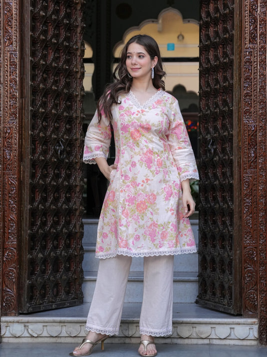 Cotton silk cordsets